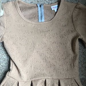 Lularoe Amelia Tan Paisley Small
